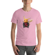 Load image into Gallery viewer, Cute Pikachu wears Deadpool costume Unisex T-Shirt