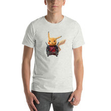 Load image into Gallery viewer, Cute Pikachu wears Deadpool costume Unisex T-Shirt