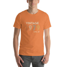 Load image into Gallery viewer, Vintage 1979, April 24th Unisex T-Shirt
