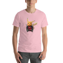 Load image into Gallery viewer, Cute Pikachu wears Deadpool costume Unisex T-Shirt