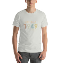 Load image into Gallery viewer, Vintage 1949, April 24th Unisex T-Shirt