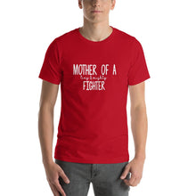 Load image into Gallery viewer, Mother of a tiny & mighty fighter Unisex T-Shirt