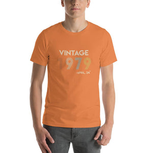 Vintage 1979, April 24th Unisex T-Shirt