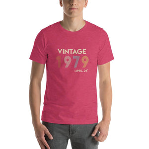 Vintage 1979, April 24th Unisex T-Shirt